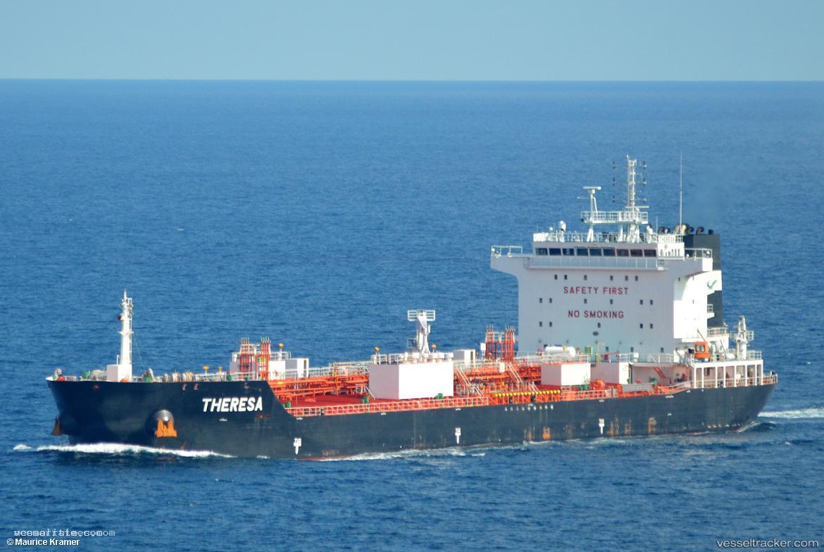 Theresa - Chemical Oil Products Tanker vessel registered in Singapore
