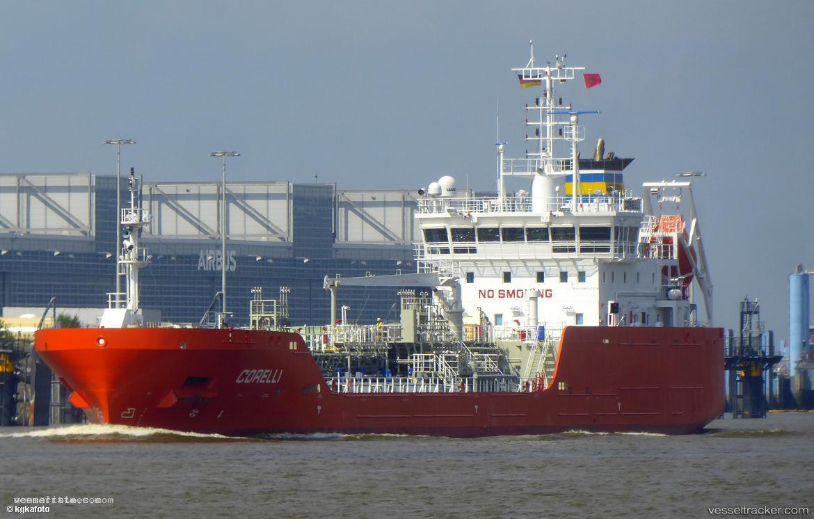 Corelli - Chemical Oil Products Tanker vessel registered in Cyprus
