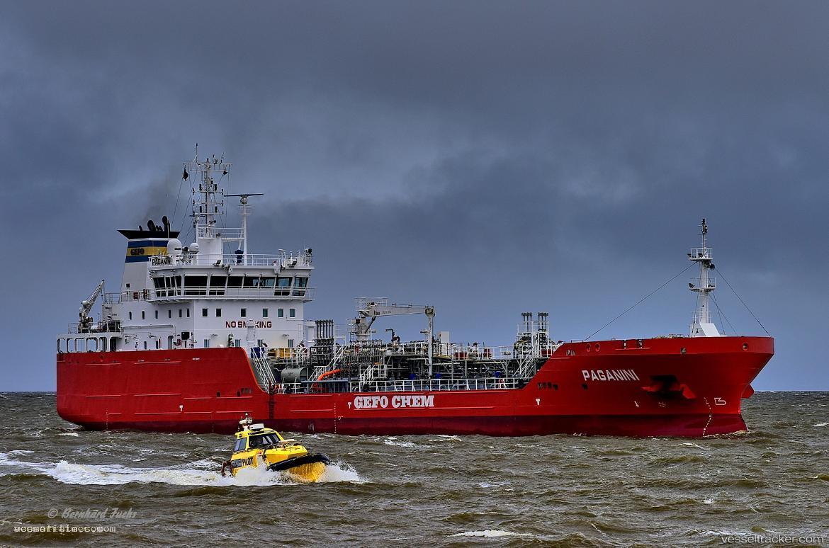 Paganini - Chemical Oil Products Tanker vessel registered in Cyprus