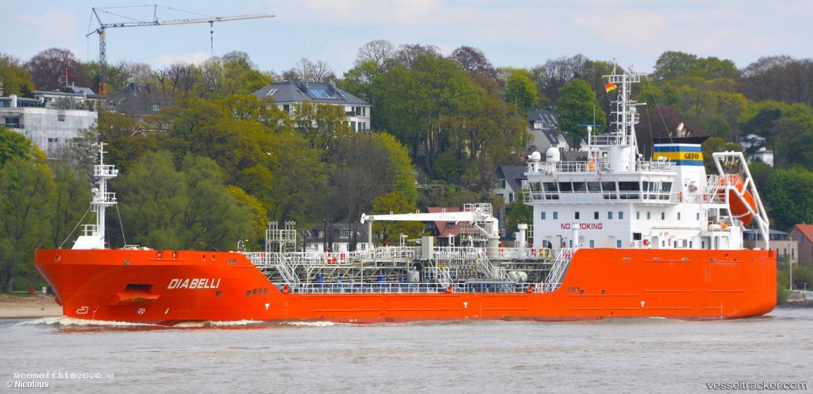 Diabelli - Chemical Oil Products Tanker vessel registered in Cyprus