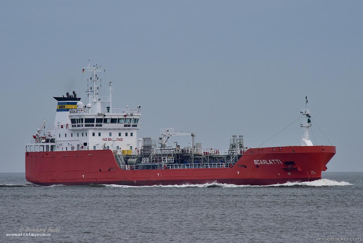 Scarlatti - Chemical Oil Products Tanker vessel registered in Cyprus