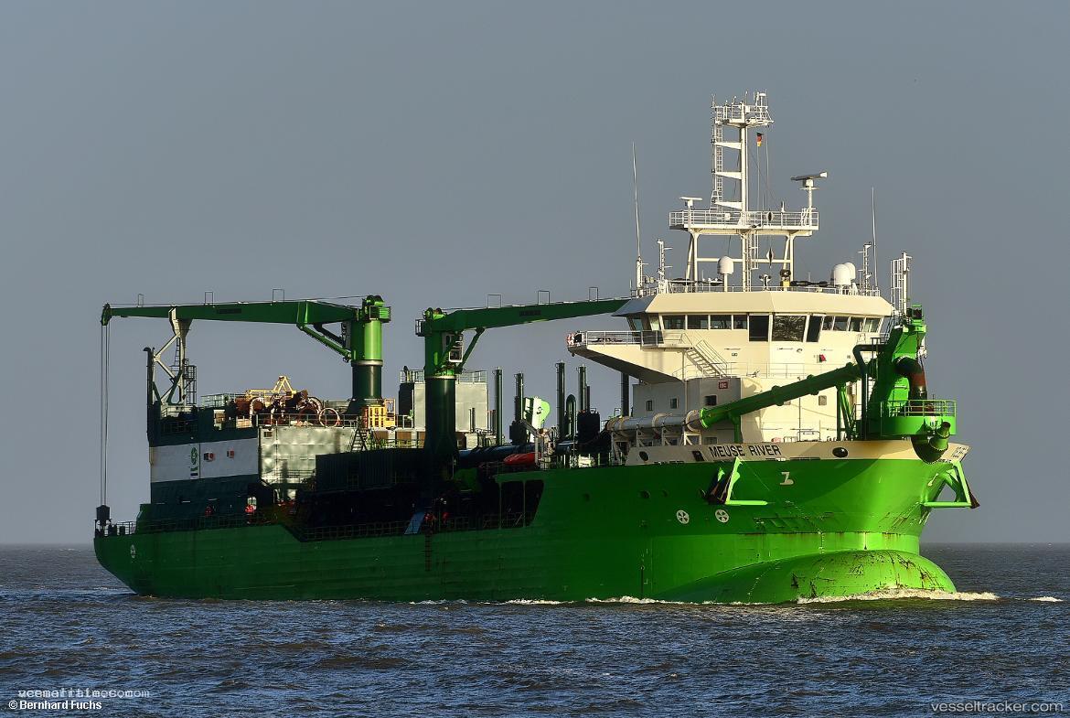 Meuse-River - Hopper Dredger vessel registered in Luxembourg
