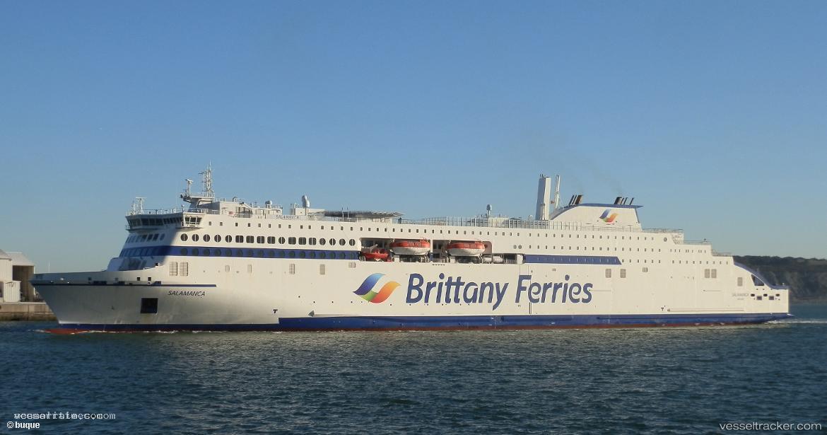 Salamanca - Passenger Ro Ro Cargo Ship vessel registered in France