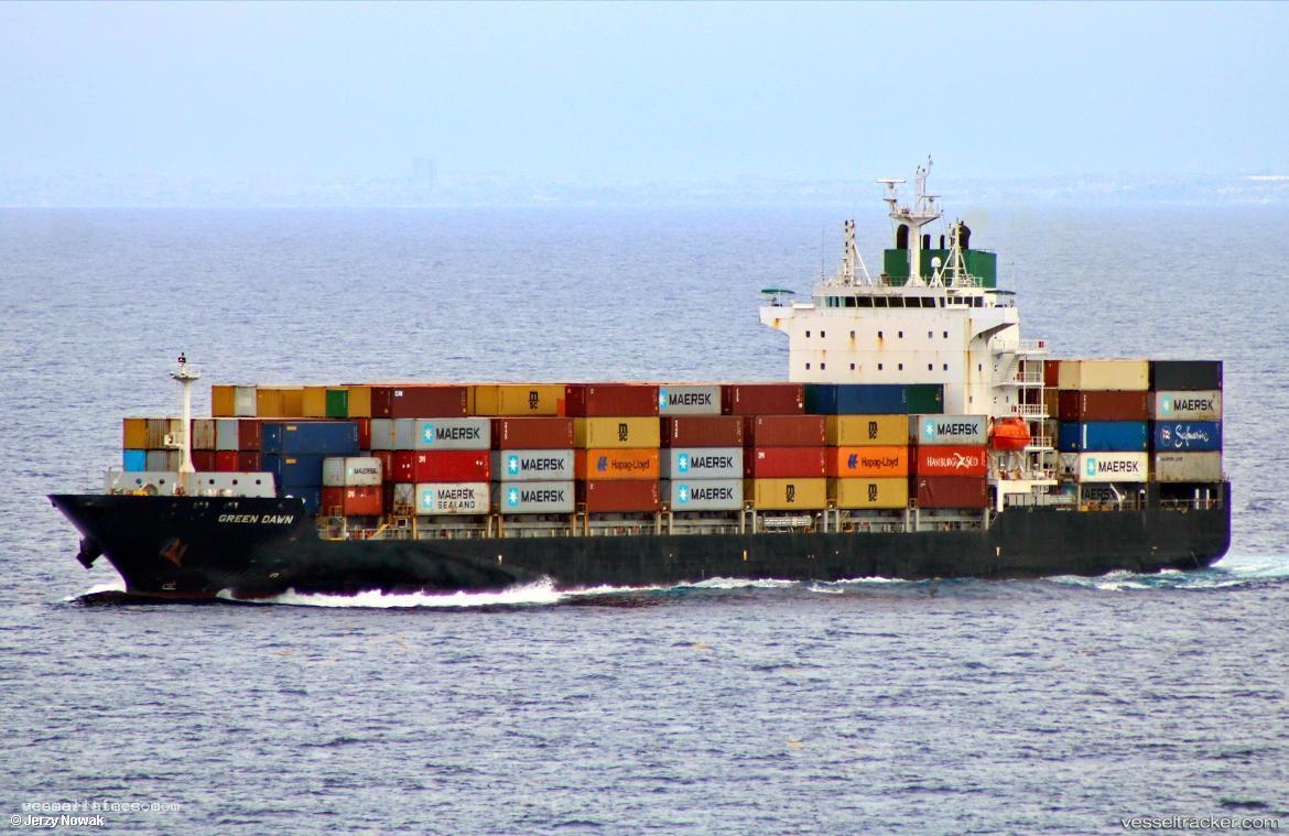 Green-Dawn - Container Ship vessel registered in Liberia