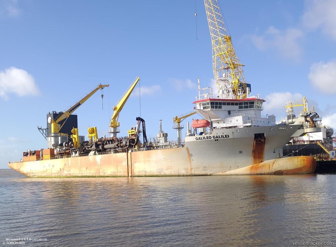 Galileo-Galilei - Hopper Dredger vessel registered in Luxembourg