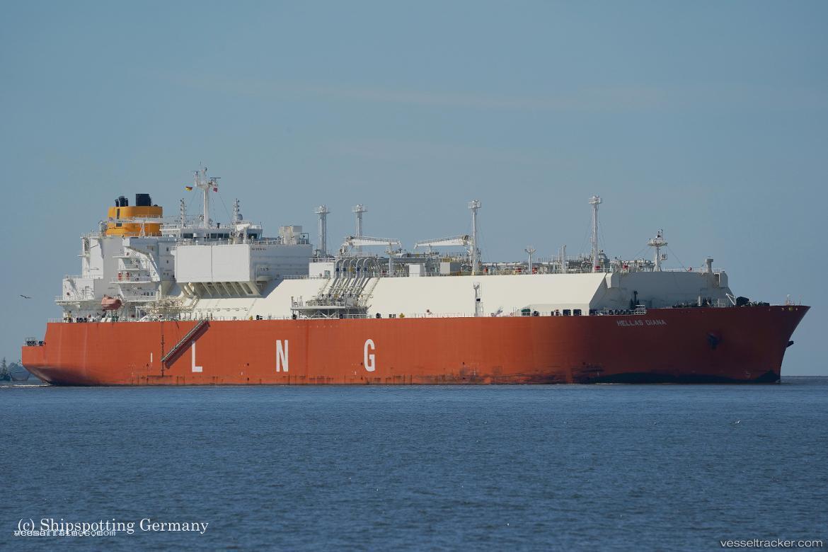 Hellas-Diana - Lng Tanker vessel registered in Malta