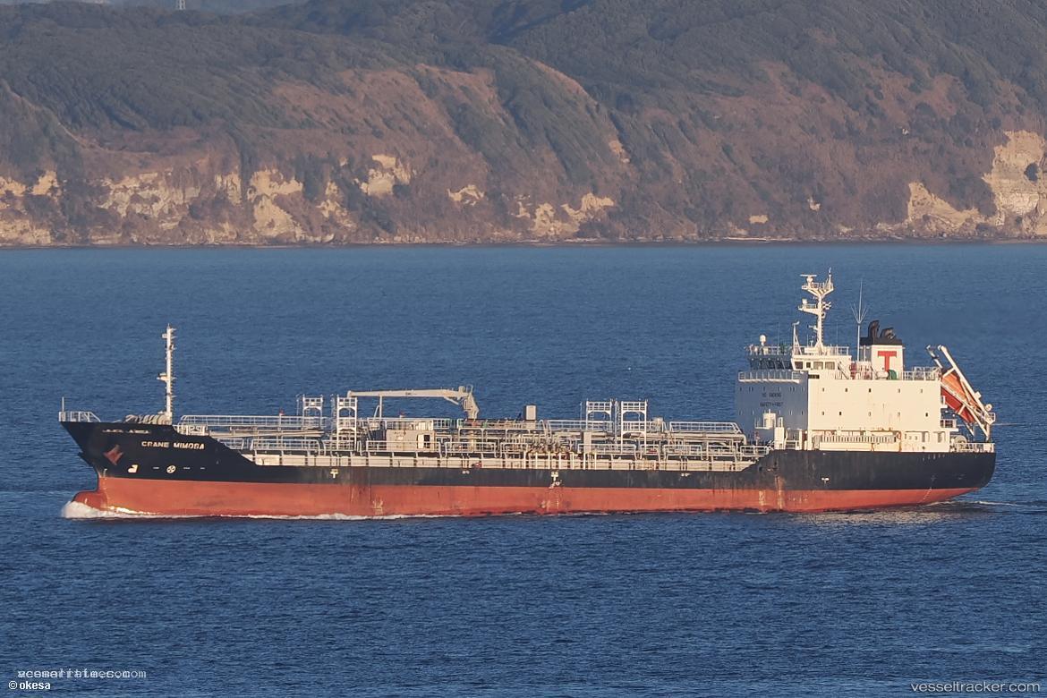 Crane-Mimosa - Chemical Oil Products Tanker vessel registered in Panama