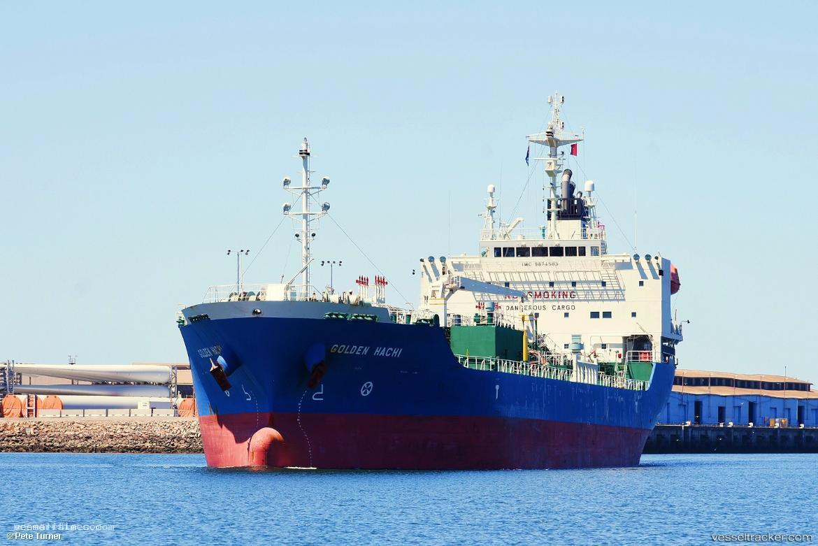 Golden-Hachi - Chemical Oil Products Tanker vessel registered in Panama