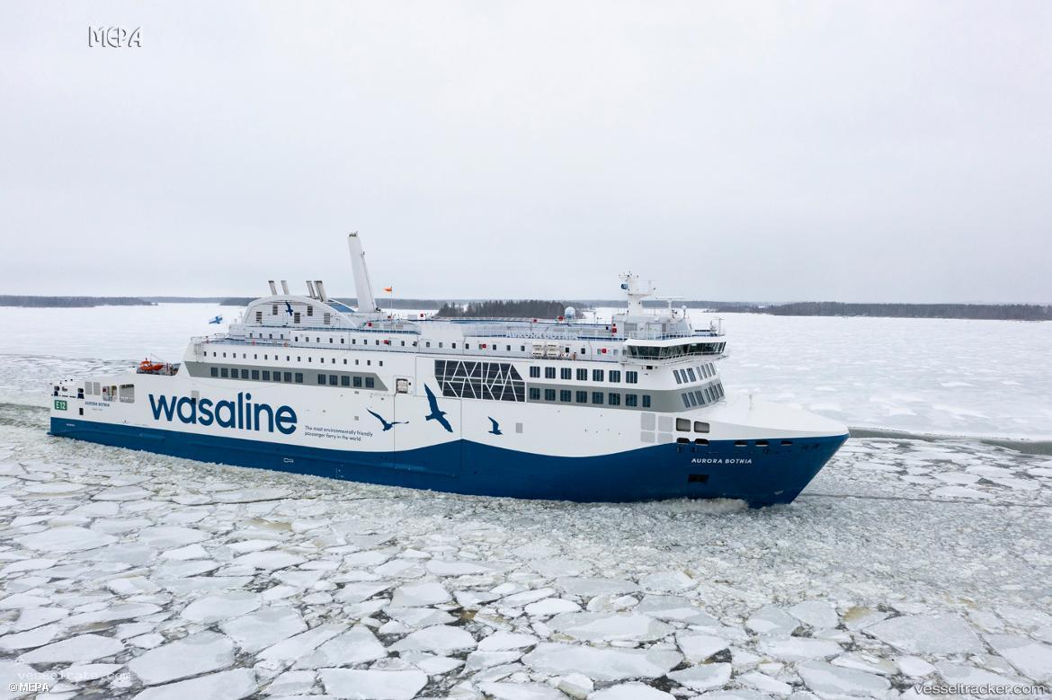 Aurora-Botnia - Passenger Ro Ro Cargo Ship vessel registered in Finland