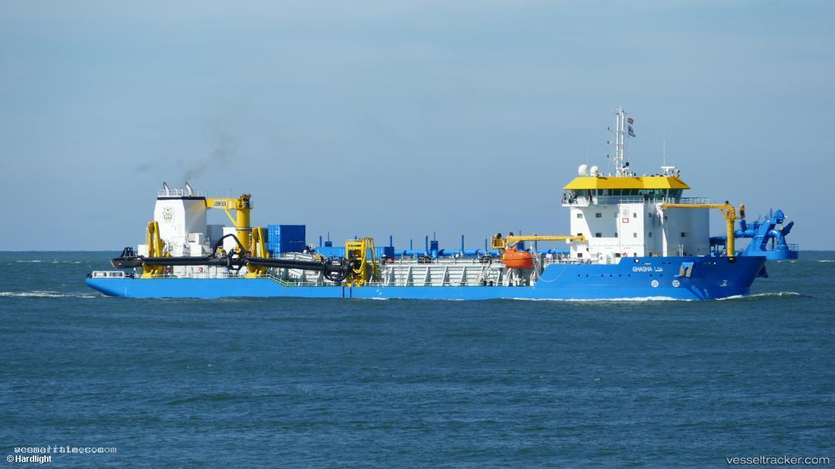 Ghasha - Hopper Dredger vessel registered in United Arab Emirates