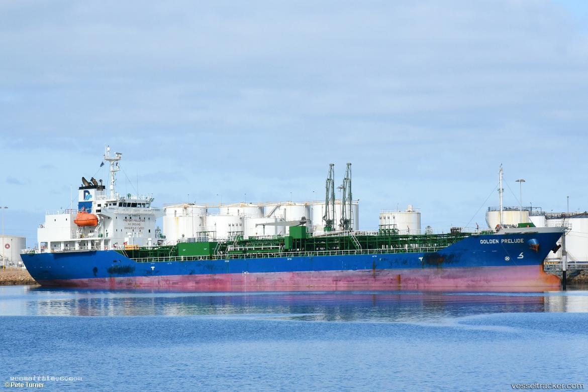 Golden-Prelude - Chemical Oil Products Tanker vessel registered in Liberia