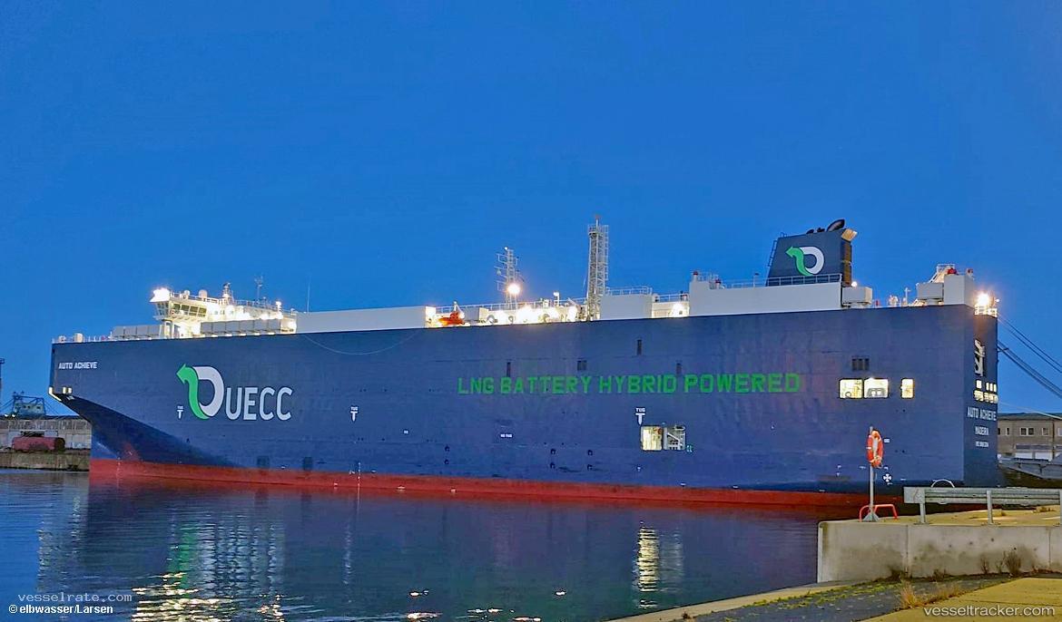 Auto-Achieve - Vehicles Carrier vessel registered in Portugal