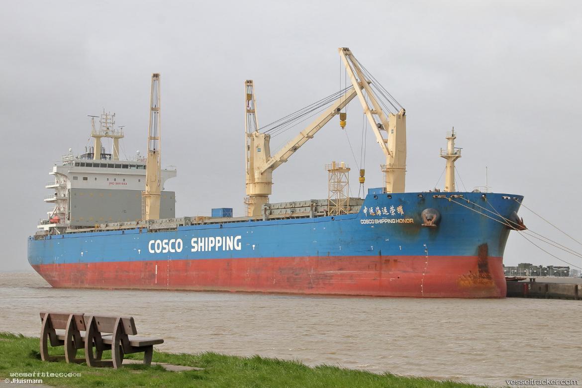 Cosco-Shipping-Honor - General Cargo Ship vessel registered in Hong Kong
