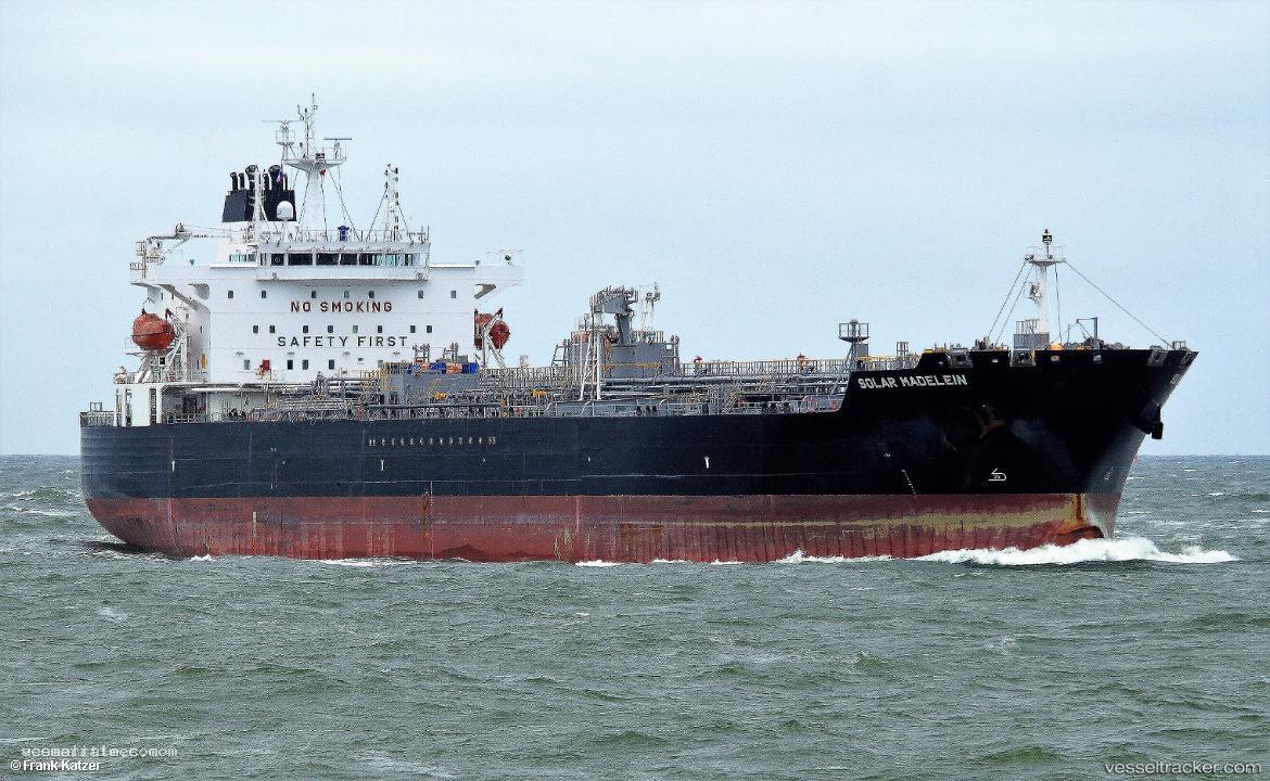 Solar-Madelein - Chemical Oil Products Tanker vessel registered in Singapore