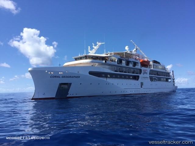 Coral-Geographer - Cruise Ship vessel registered in Australia