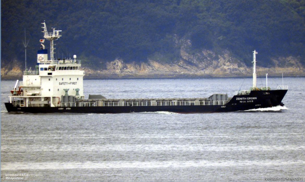 Zenith-Crown - General Cargo Ship vessel registered in South Korea