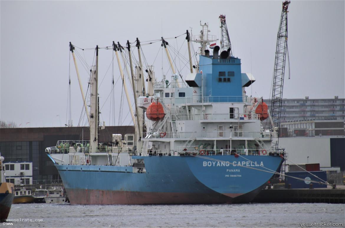 Boyang-Capella - Refrigerated Cargo Ship vessel registered in Panama