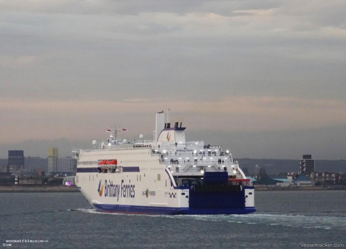 Santona - Passenger Ro Ro Cargo Ship vessel registered in France