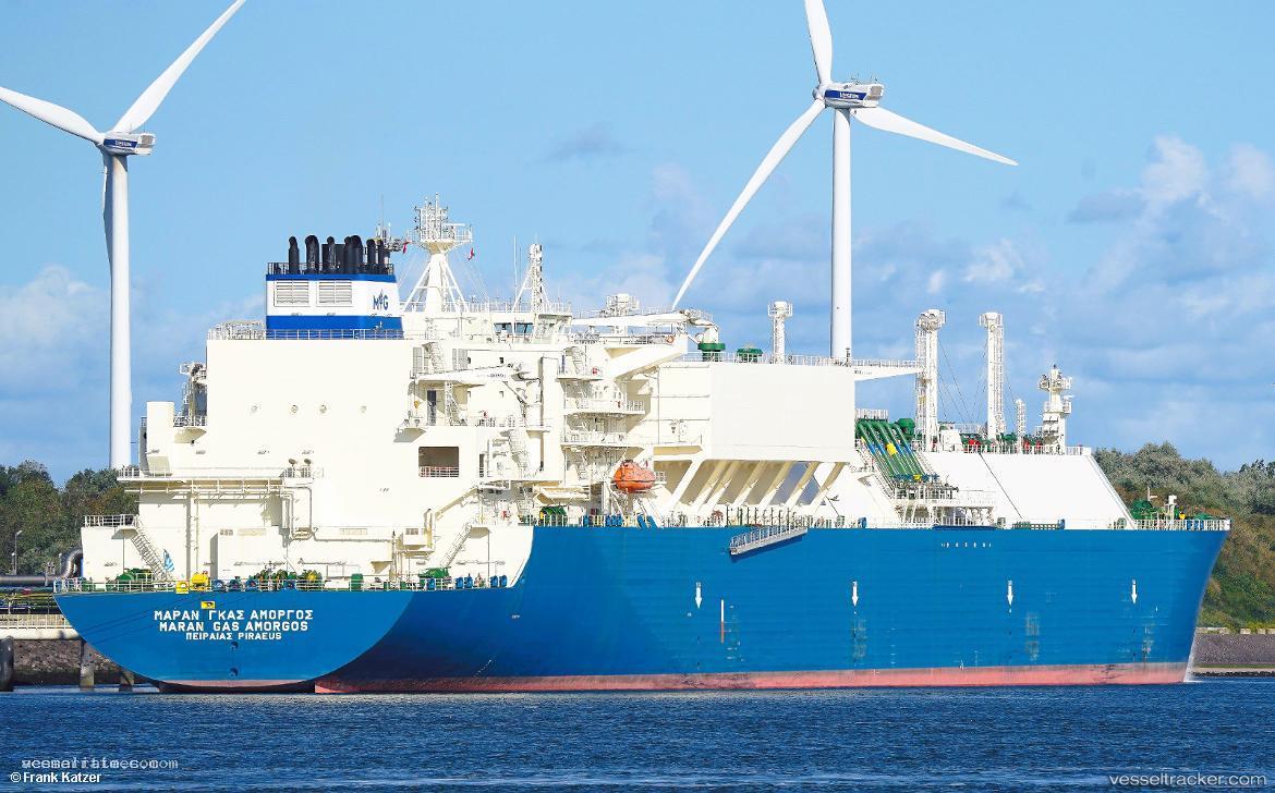 Maran-Gas-Amorgos - Lng Tanker vessel registered in Greece