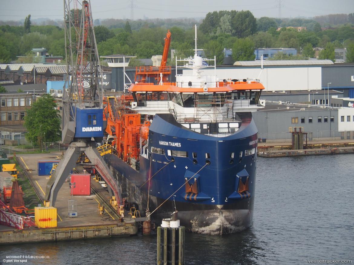Hanson-Thames - Hopper Dredger vessel registered in United Kingdom
