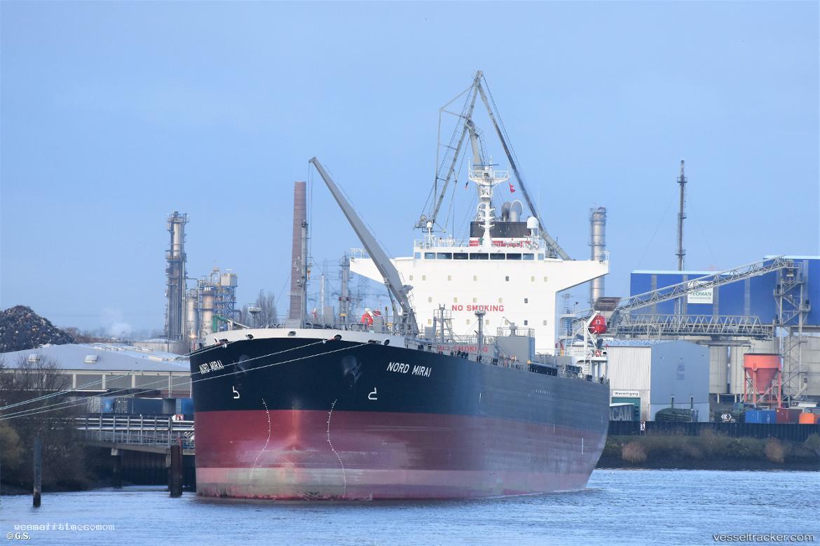 Nord-Mirai - Chemical Oil Products Tanker vessel registered in Marshall Islands