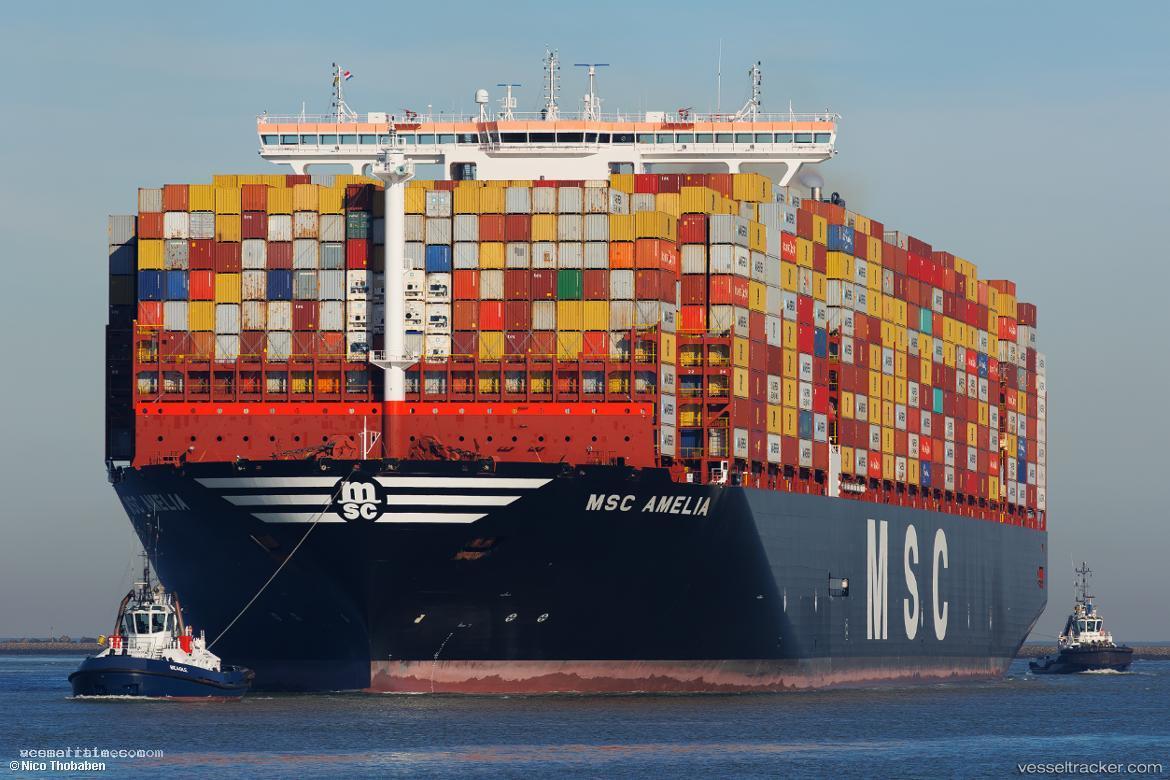 Msc-Amelia - Container Ship vessel registered in Liberia