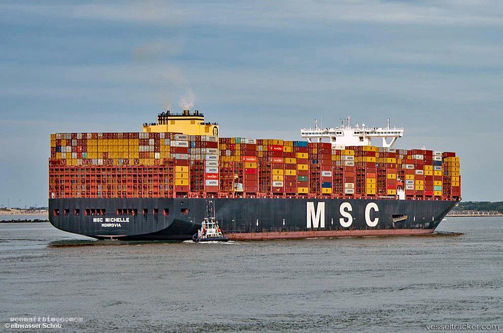Msc-Michelle - Container Ship vessel registered in Liberia
