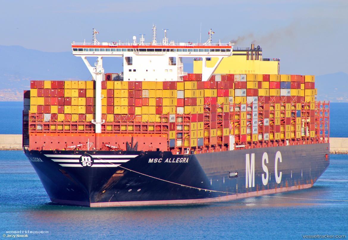 Msc-Allegra - Container Ship vessel registered in Liberia