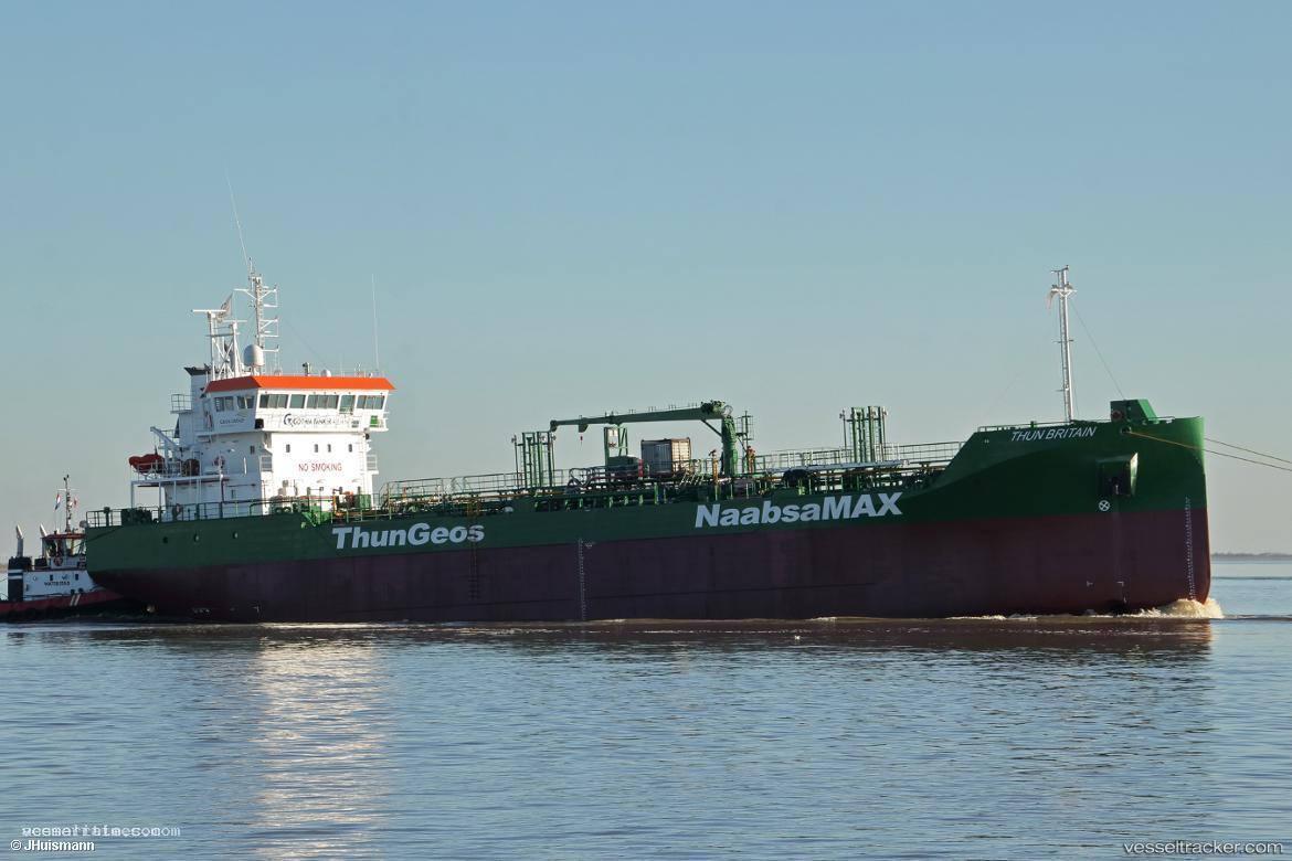 Thun-Britain - Chemical Oil Products Tanker vessel registered in Netherlands