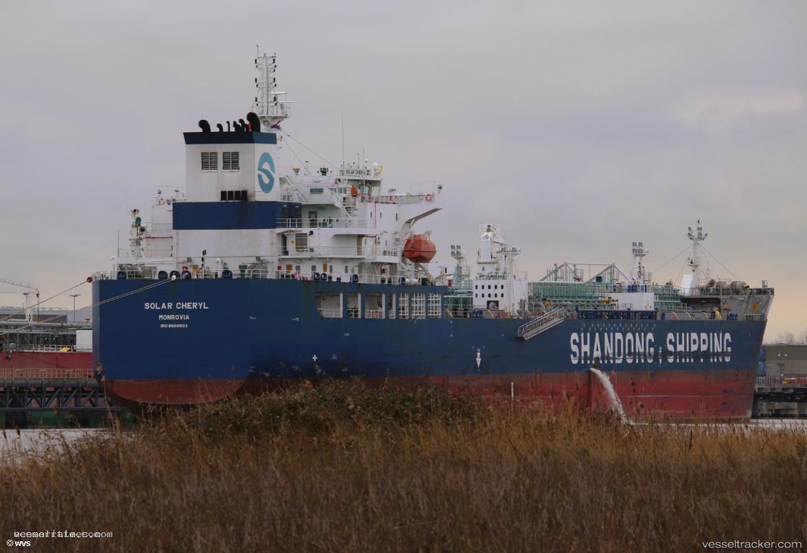 Solar-Cheryl - Chemical Oil Products Tanker vessel registered in Liberia