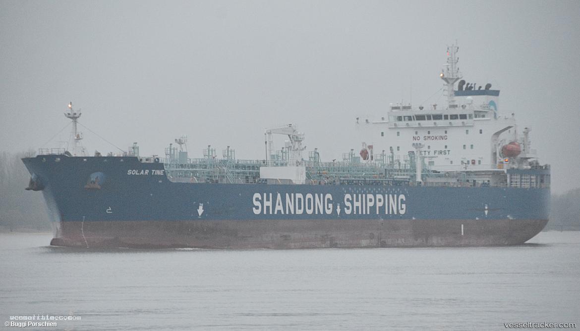 Solar-Tine - Chemical Oil Products Tanker vessel registered in Liberia