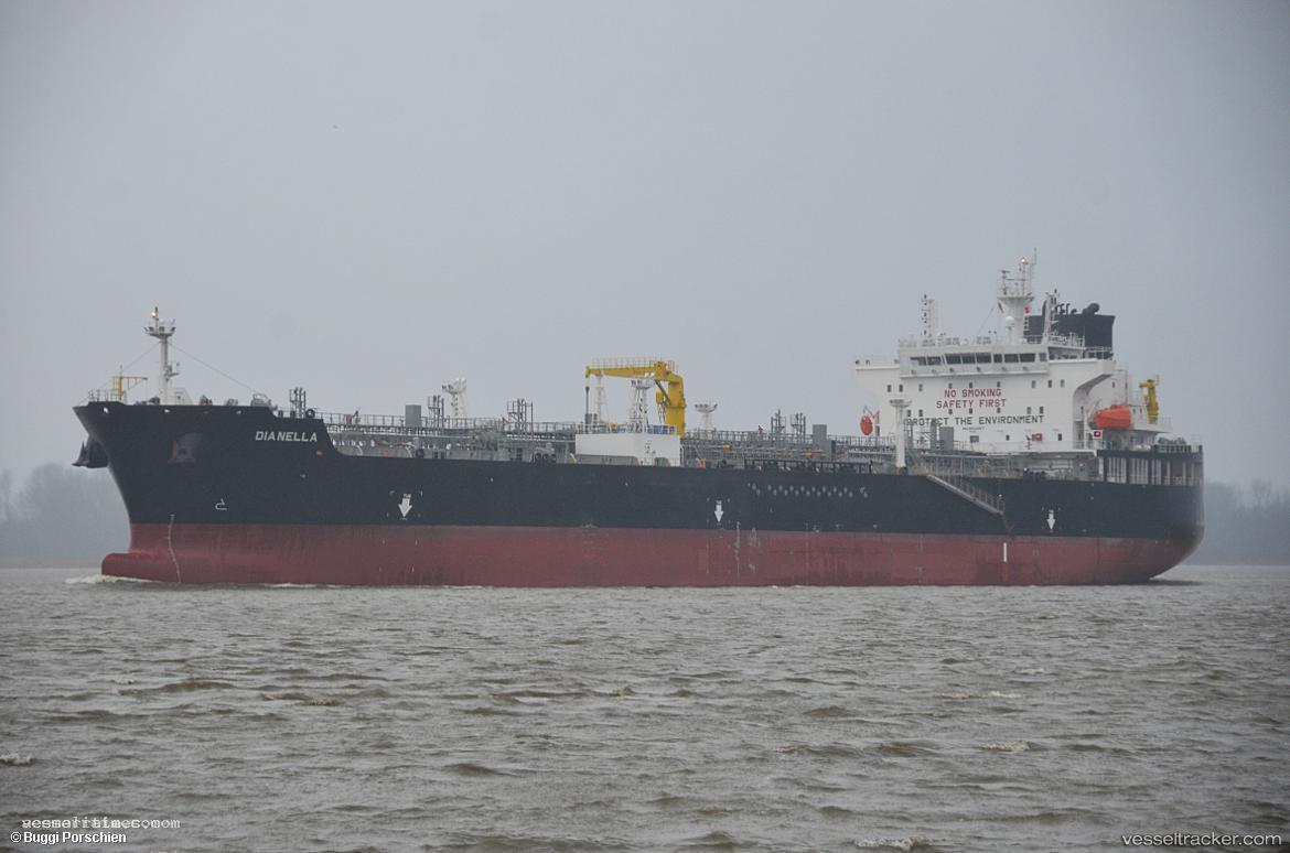 Dianella - Chemical Oil Products Tanker vessel registered in Liberia