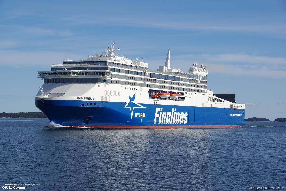 Finnsirius - Passenger Ro Ro Cargo Ship vessel registered in Finland