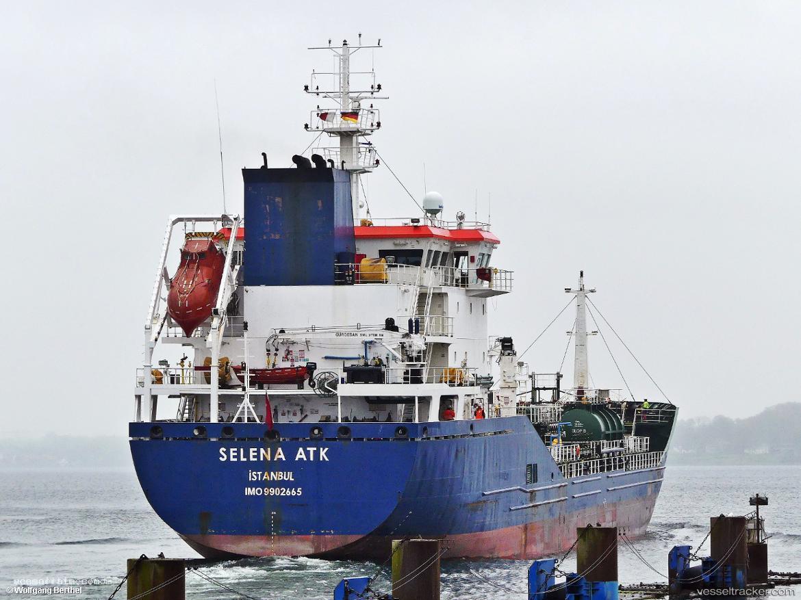 Selena-Atk - Chemical Tanker vessel registered in Turkey