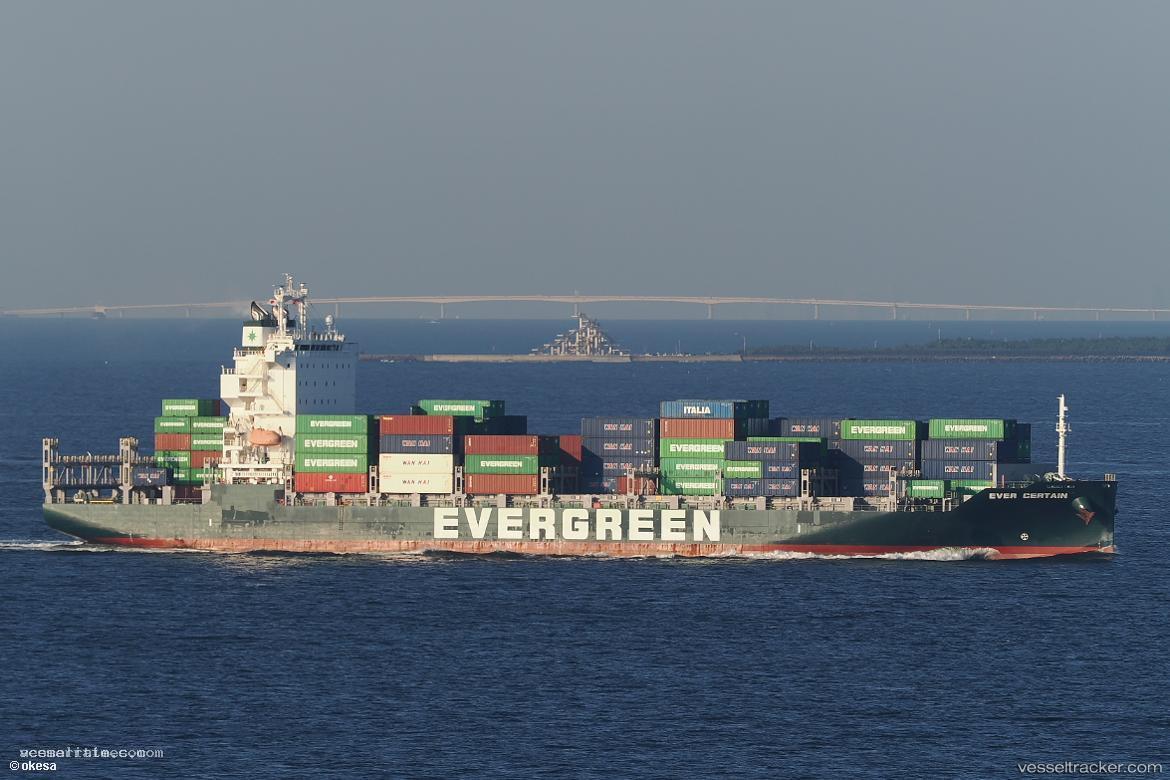 Ever-Certain - Container Ship vessel registered in Liberia