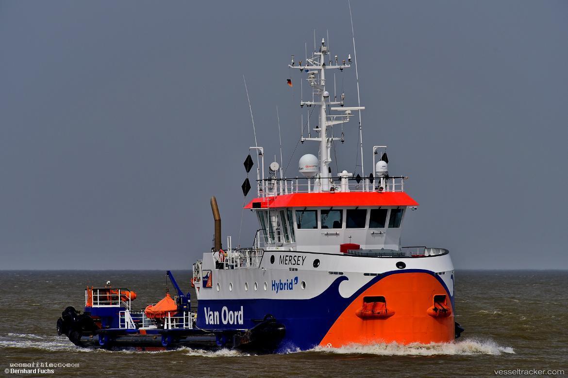 Mersey - Dredger vessel registered in Netherlands