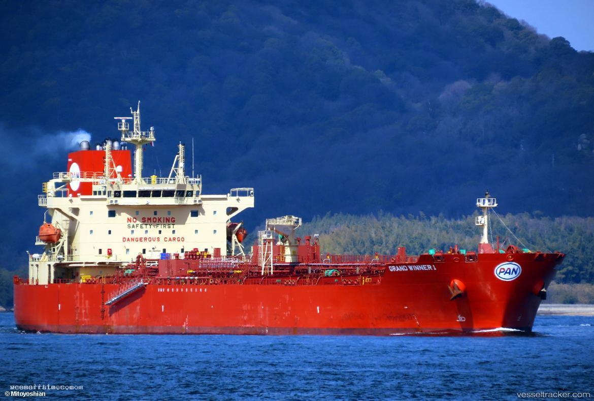 Grand-Winner-1 - Chemical Oil Products Tanker vessel registered in Panama