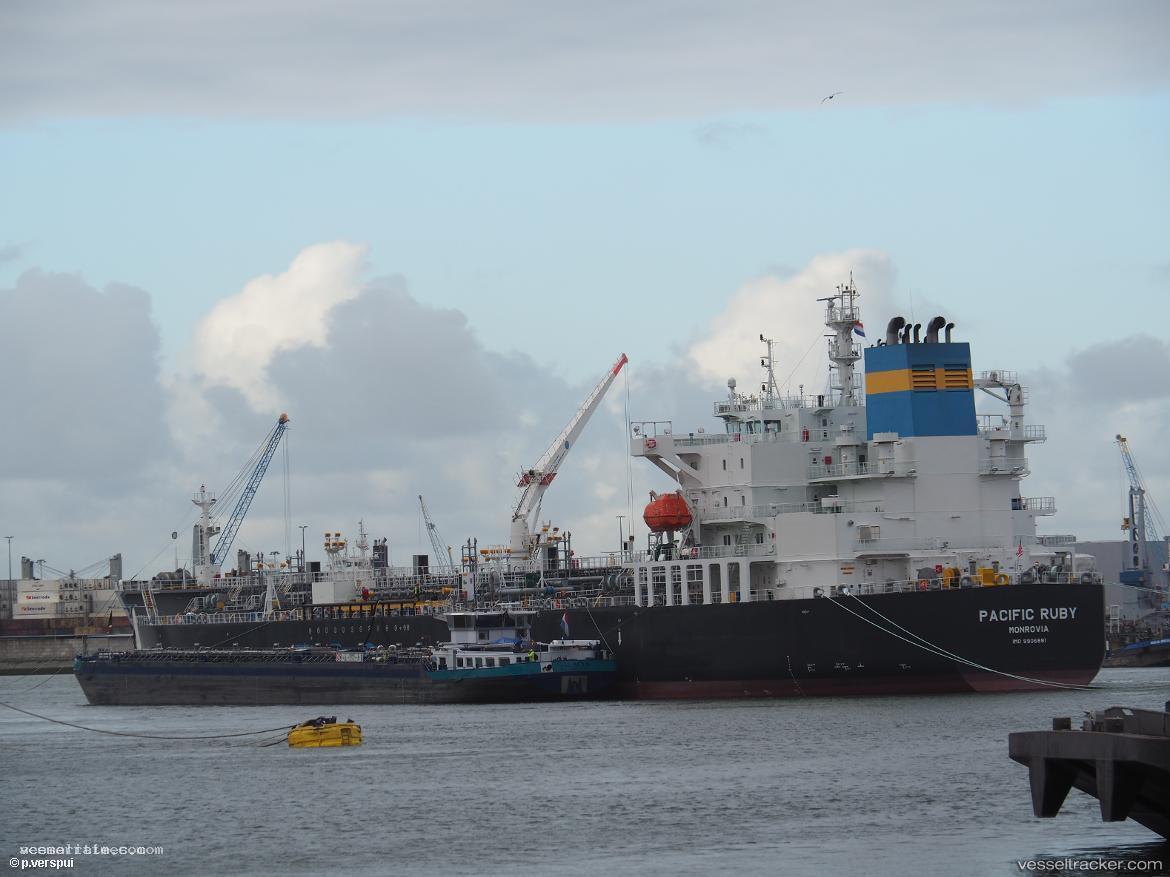 Pacific-Ruby - Chemical Oil Products Tanker vessel registered in Liberia