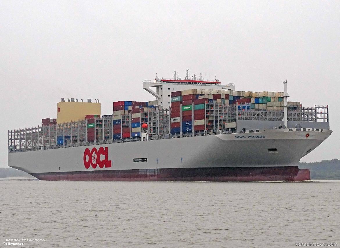 Oocl-Piraeus - Container Ship vessel registered in Hong Kong