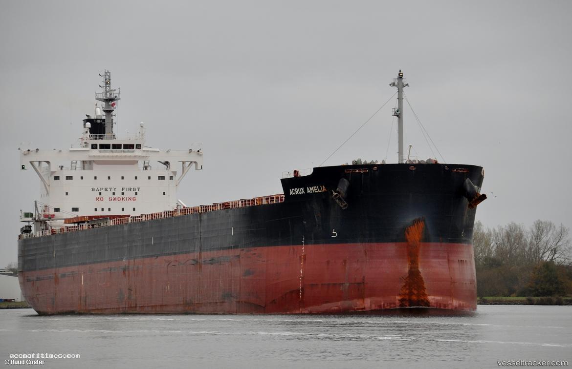 Acrux-Amelia - Bulk Carrier vessel registered in Liberia