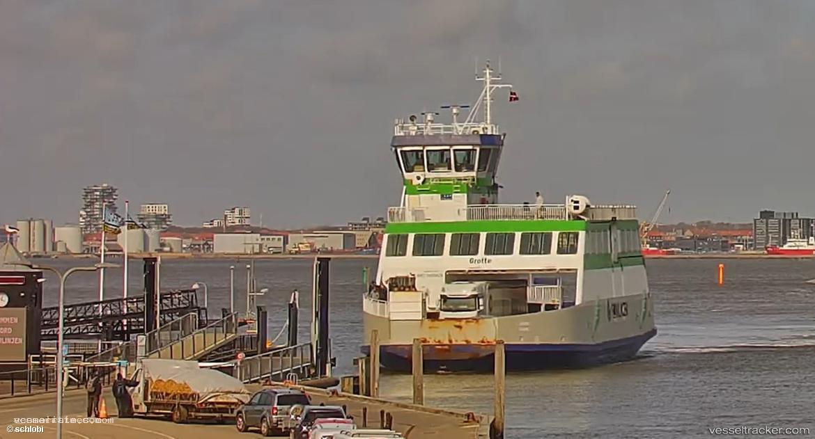 Grotte - Passenger Ro Ro Cargo Ship vessel registered in Denmark