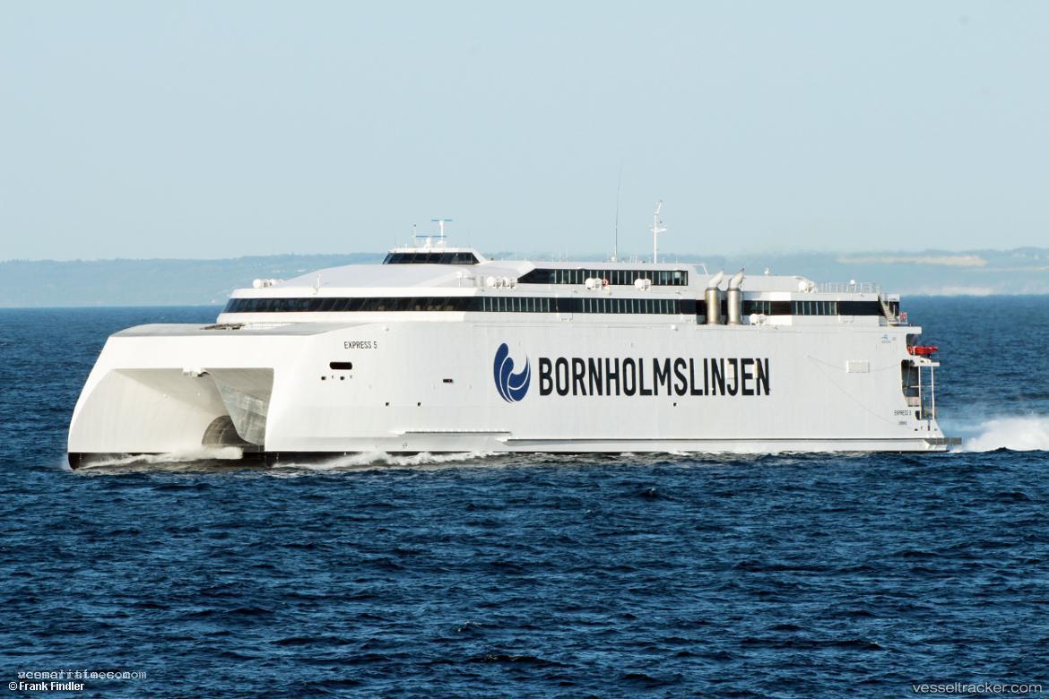 Express-5 - Passenger Ro Ro Cargo Ship vessel registered in Denmark