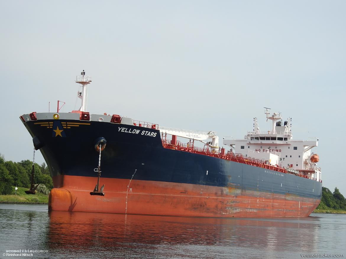 Yellow-Stars - Chemical Oil Products Tanker vessel registered in Marshall Islands