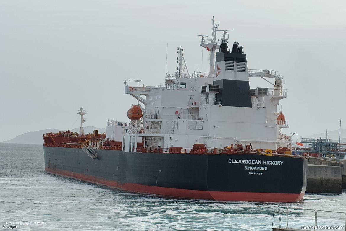 Clearocean-Hickory - Chemical Oil Products Tanker vessel registered in Singapore
