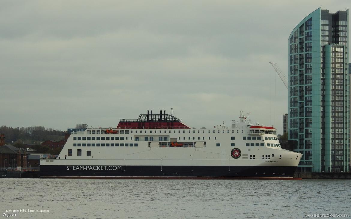 Manxman - Passenger Ro Ro Cargo Ship vessel registered in United Kingdom