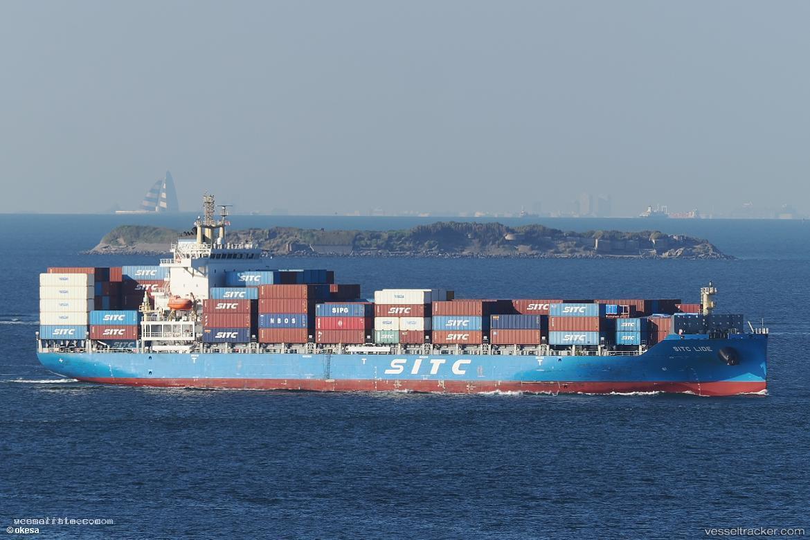 Sitc-Lide - Container Ship vessel registered in Hong Kong