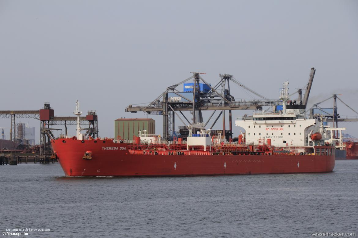Theresa-Dua - Chemical Oil Products Tanker vessel registered in Hong Kong