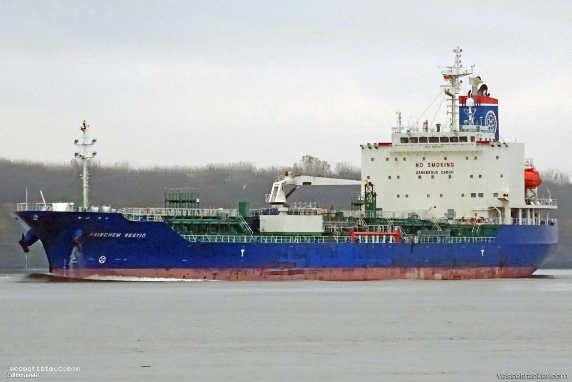 Fairchem-Restio - Chemical Oil Products Tanker vessel registered in Marshall Islands
