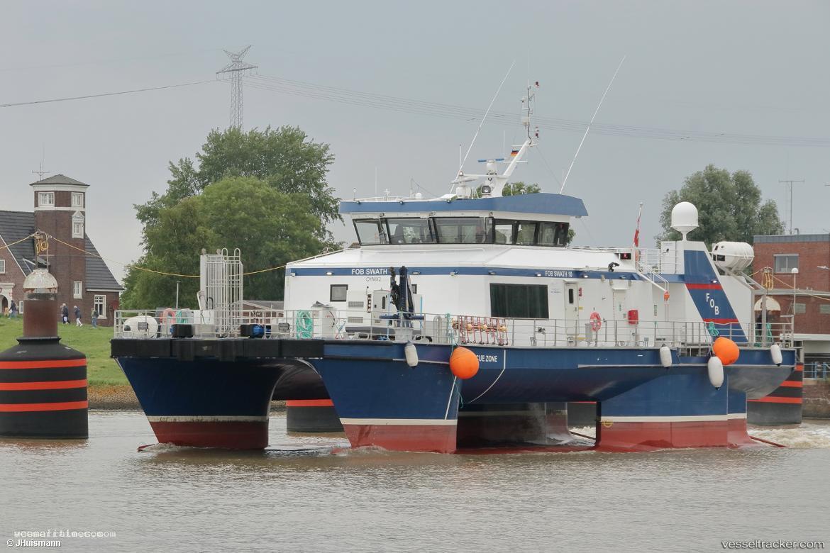 Fob-Swath-10 - Crewboat vessel registered in Denmark