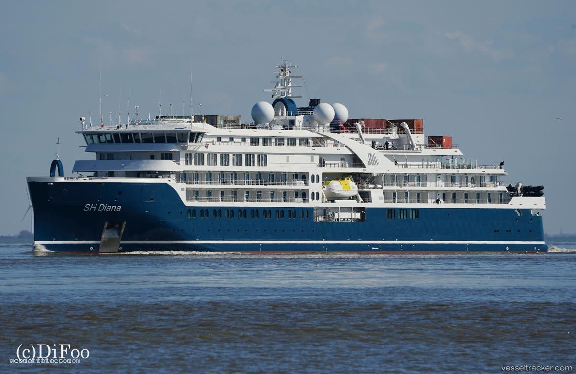 Sh-Diana - Cruise Ship vessel registered in Liberia